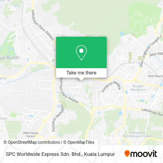 SPC Worldwide Express Sdn. Bhd. map