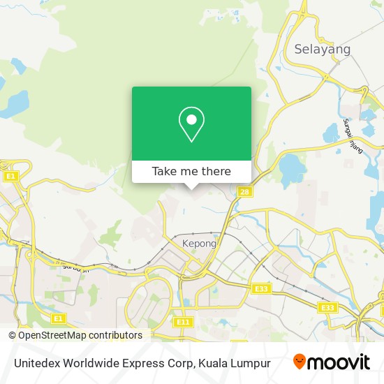 Unitedex Worldwide Express Corp map