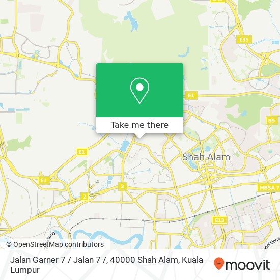 Jalan Garner 7 / Jalan 7 /, 40000 Shah Alam map