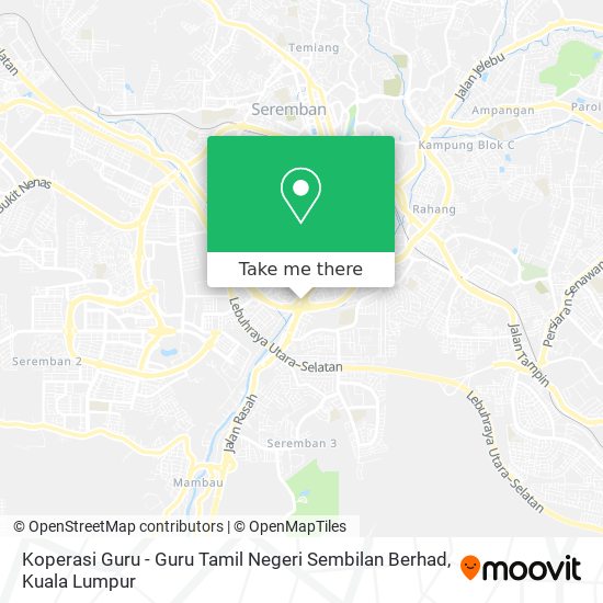 Koperasi Guru - Guru Tamil Negeri Sembilan Berhad map