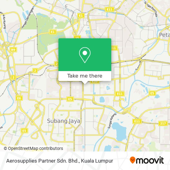 Aerosupplies Partner Sdn. Bhd. map