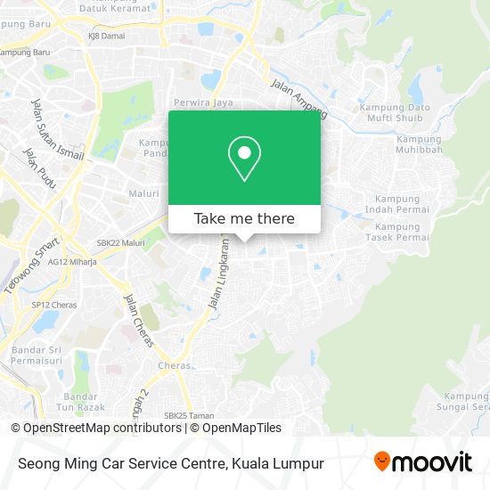 Seong Ming Car Service Centre map