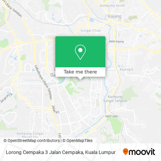 Lorong Cempaka 3 Jalan Cempaka map