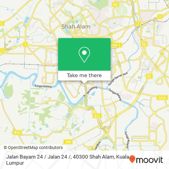 Peta Jalan Bayam 24 / Jalan 24 /, 40300 Shah Alam