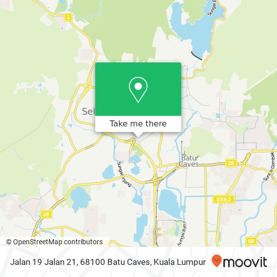 Jalan 19 Jalan 21, 68100 Batu Caves map