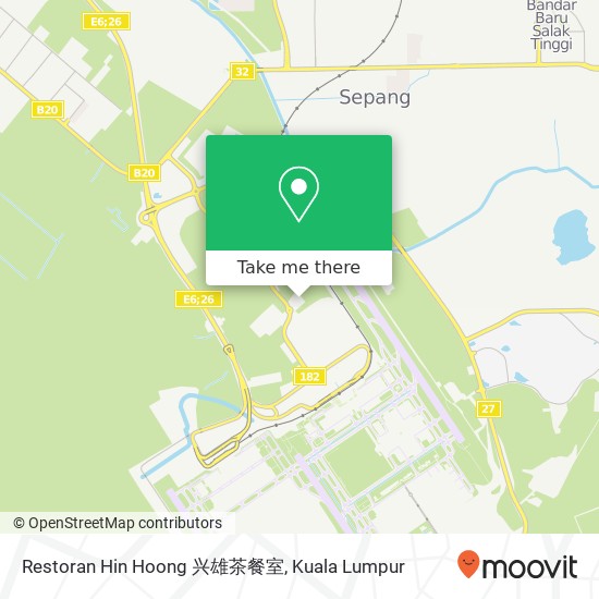 Restoran Hin Hoong 兴雄茶餐室 map