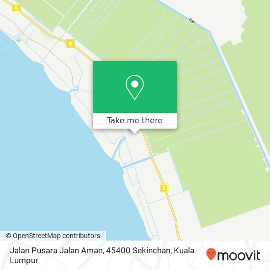 Jalan Pusara Jalan Aman, 45400 Sekinchan map