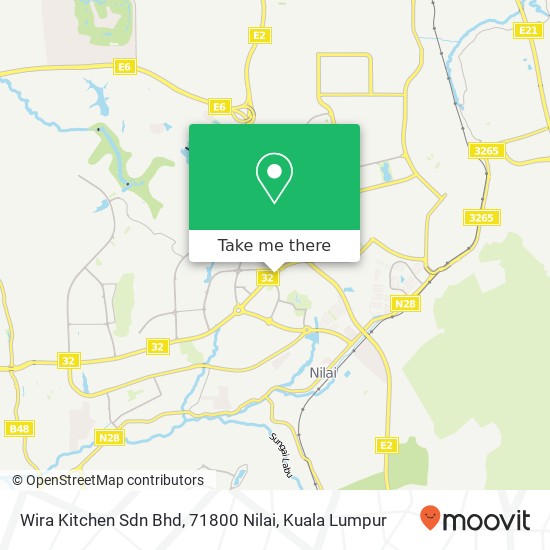 Peta Wira Kitchen Sdn Bhd, 71800 Nilai