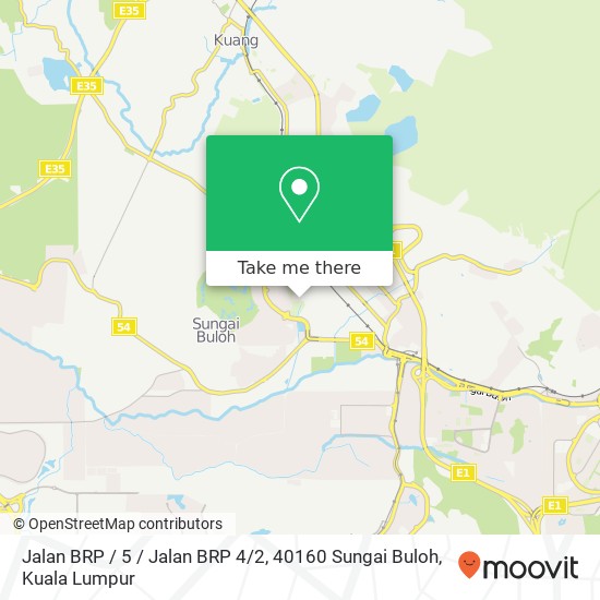 Peta Jalan BRP / 5 / Jalan BRP 4 / 2, 40160 Sungai Buloh