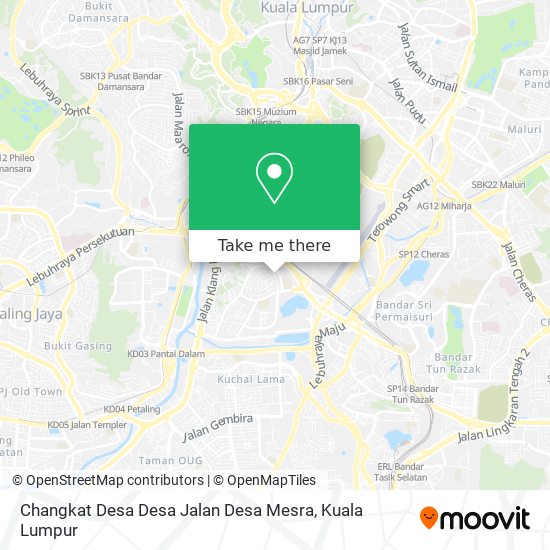 Peta Changkat Desa Desa Jalan Desa Mesra