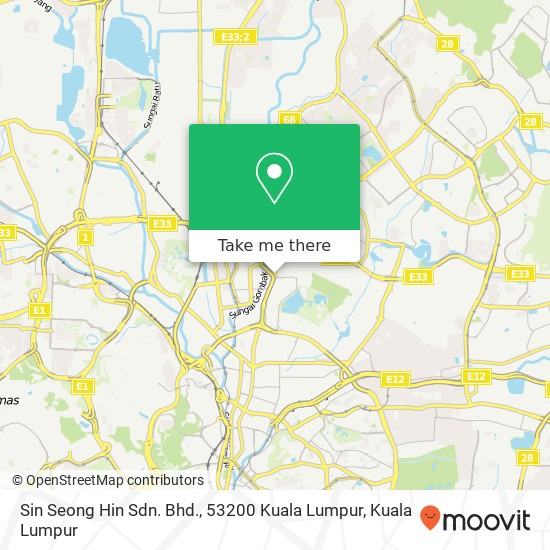Sin Seong Hin Sdn. Bhd., 53200 Kuala Lumpur map