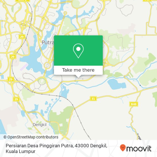 Persiaran Desa Pinggiran Putra, 43000 Dengkil map