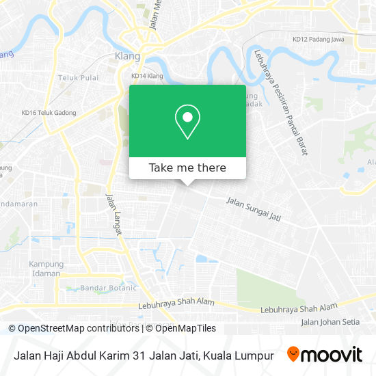 Peta Jalan Haji Abdul Karim 31 Jalan Jati
