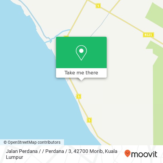 Peta Jalan Perdana / / Perdana / 3, 42700 Morib