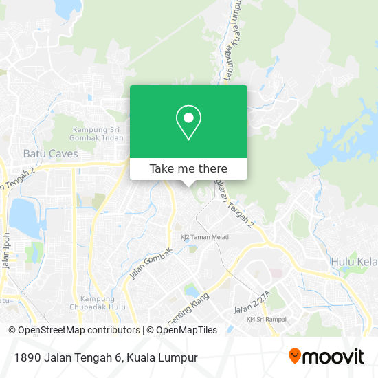 1890 Jalan Tengah 6 map