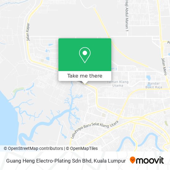 Peta Guang Heng Electro-Plating Sdn Bhd