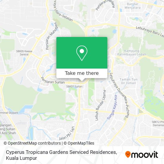 Peta Cyperus Tropicana Gardens Serviced Residences