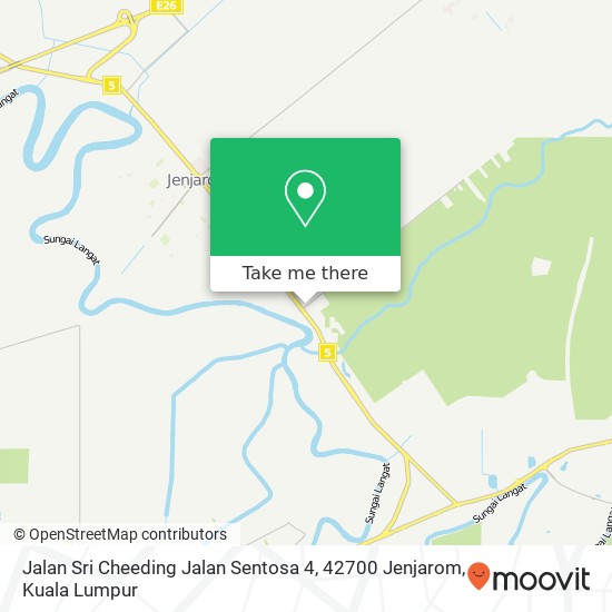 Jalan Sri Cheeding Jalan Sentosa 4, 42700 Jenjarom map