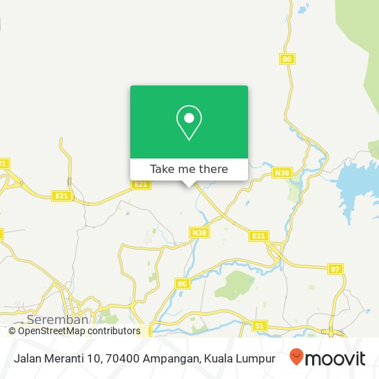 Jalan Meranti 10, 70400 Ampangan map