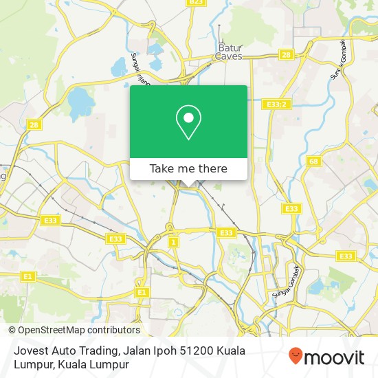 Jovest Auto Trading, Jalan Ipoh 51200 Kuala Lumpur map