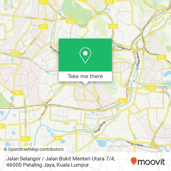 Jalan Selangor / Jalan Bukit Menteri Utara 7 / 4, 46000 Petaling Jaya map