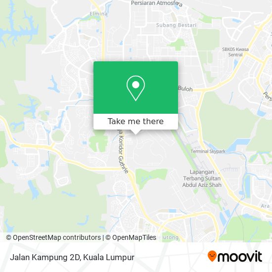 Jalan Kampung 2D map