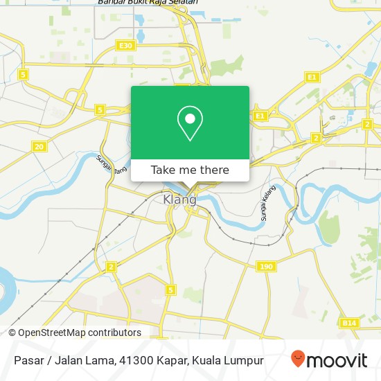 Pasar / Jalan Lama, 41300 Kapar map