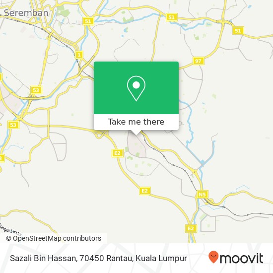 Sazali Bin Hassan, 70450 Rantau map