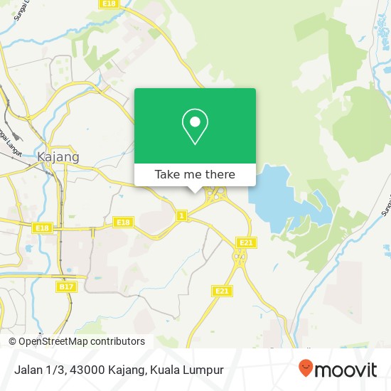 Jalan 1/3, 43000 Kajang map