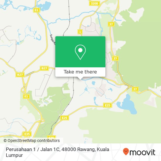 Peta Perusahaan 1 / Jalan 1C, 48000 Rawang