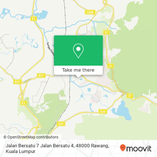 Jalan Bersatu 7 Jalan Bersatu 4, 48000 Rawang map