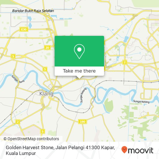 Golden Harvest Stone, Jalan Pelangi 41300 Kapar map