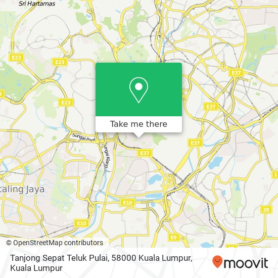 Peta Tanjong Sepat Teluk Pulai, 58000 Kuala Lumpur