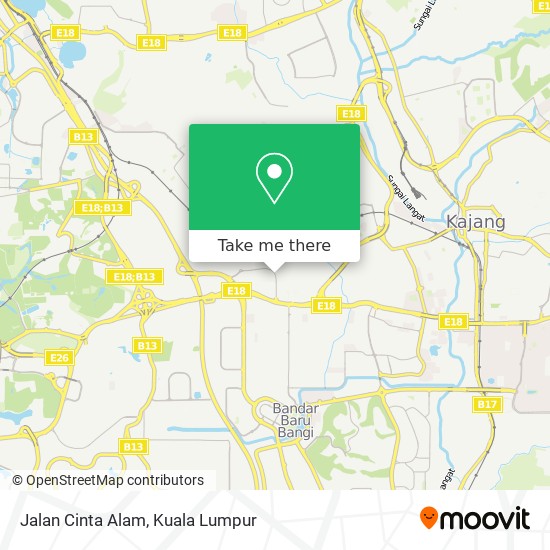 Jalan Cinta Alam map