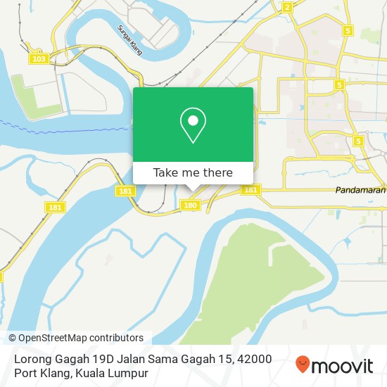 Lorong Gagah 19D Jalan Sama Gagah 15, 42000 Port Klang map