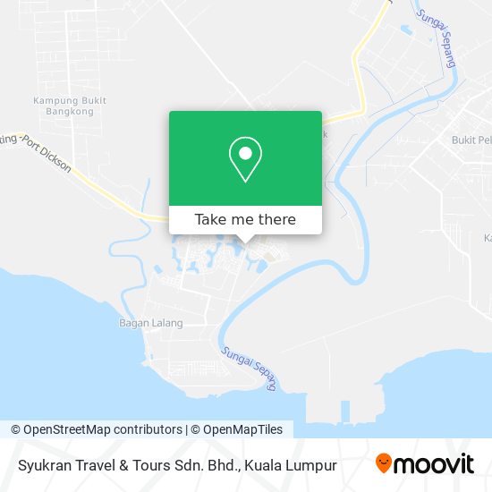Peta Syukran Travel & Tours Sdn. Bhd.