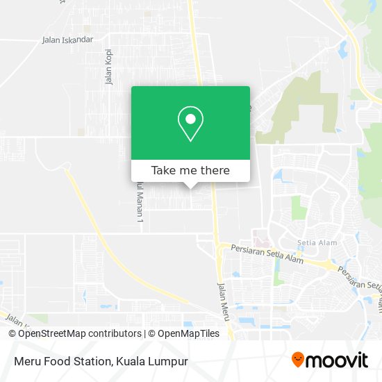 Meru Food Station map