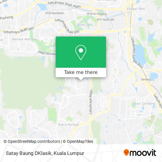 Peta Satay Baung DKlasik