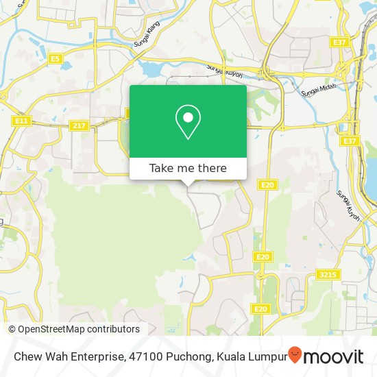 Chew Wah Enterprise, 47100 Puchong map