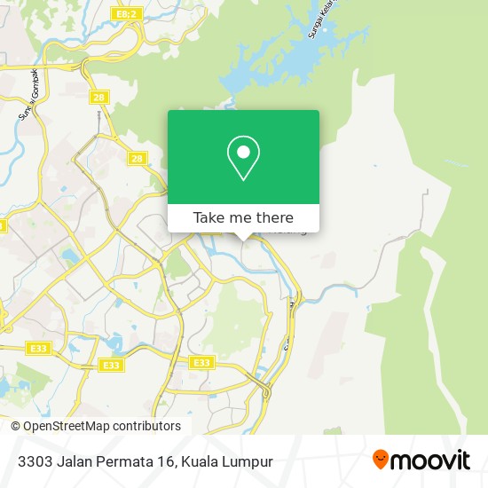 3303 Jalan Permata 16 map