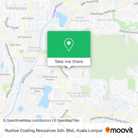 Rushoe Coating Resources Sdn. Bhd. map
