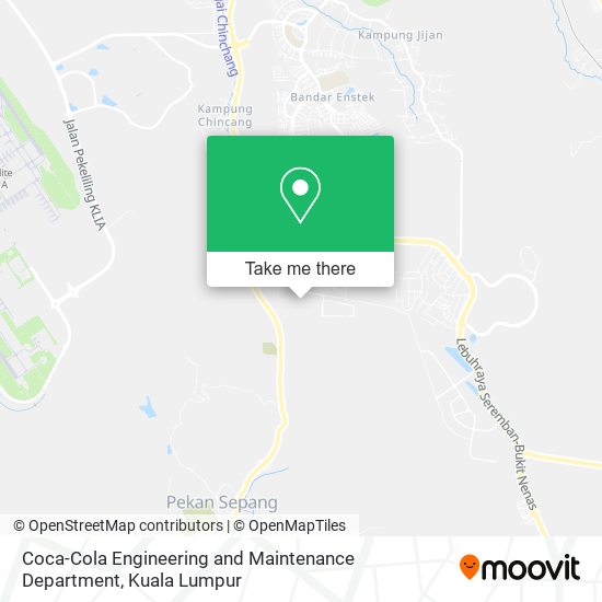 Coca-Cola Engineering and Maintenance Department map