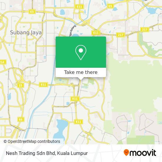 Nesh Trading Sdn Bhd map