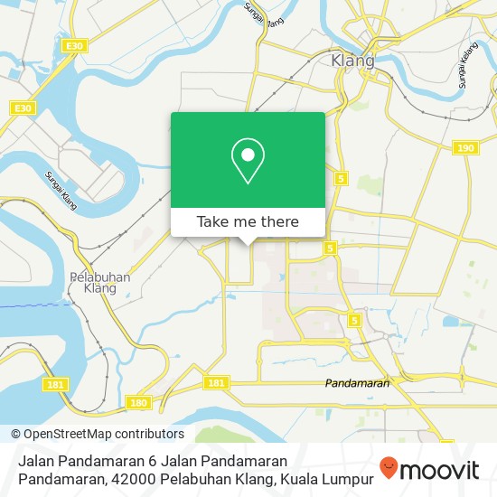 Jalan Pandamaran 6 Jalan Pandamaran Pandamaran, 42000 Pelabuhan Klang map
