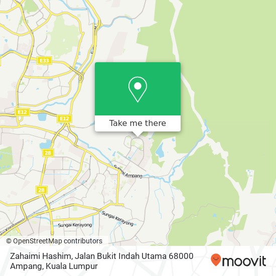 Zahaimi Hashim, Jalan Bukit Indah Utama 68000 Ampang map