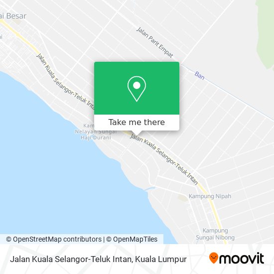 Jalan Kuala Selangor-Teluk Intan map