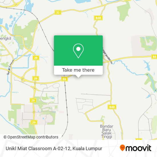 Unikl Miat Classroom A-02-12 map