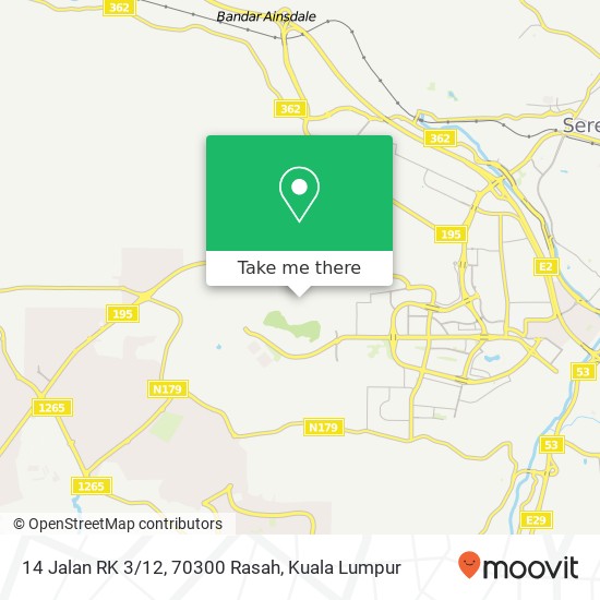 14 Jalan RK 3/12, 70300 Rasah map