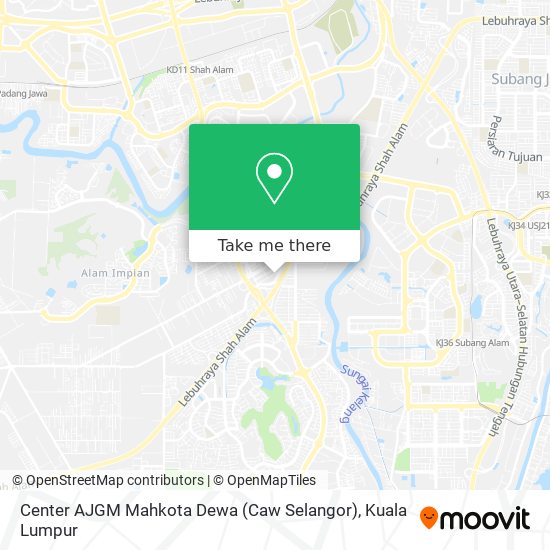 Peta Center AJGM Mahkota Dewa (Caw Selangor)