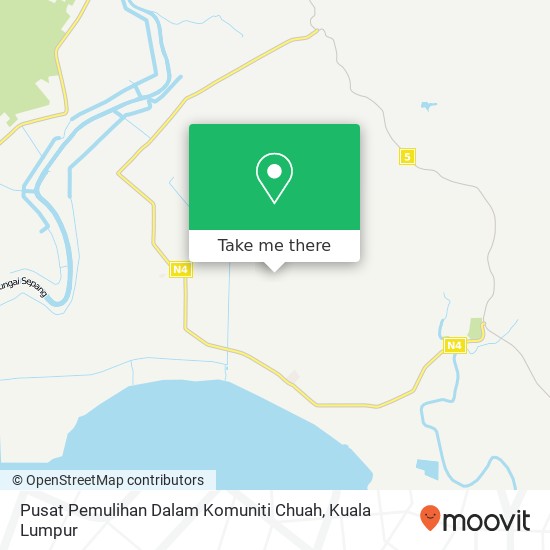 Pusat Pemulihan Dalam Komuniti Chuah map